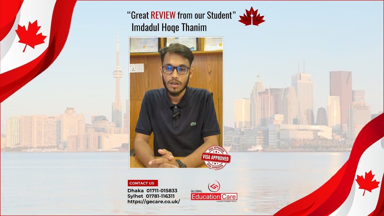  Imdadul Hoqe Thanim Secures Student Visa for Centennial College, Canada