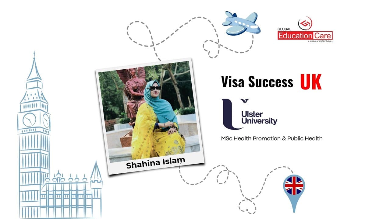 মাত্র £৮৮৭ কম থাকায় তার Visa Refused, অতঃপর অদম্য চেষ্টা তাকে নিয়ে আসে Ulster University-তে!