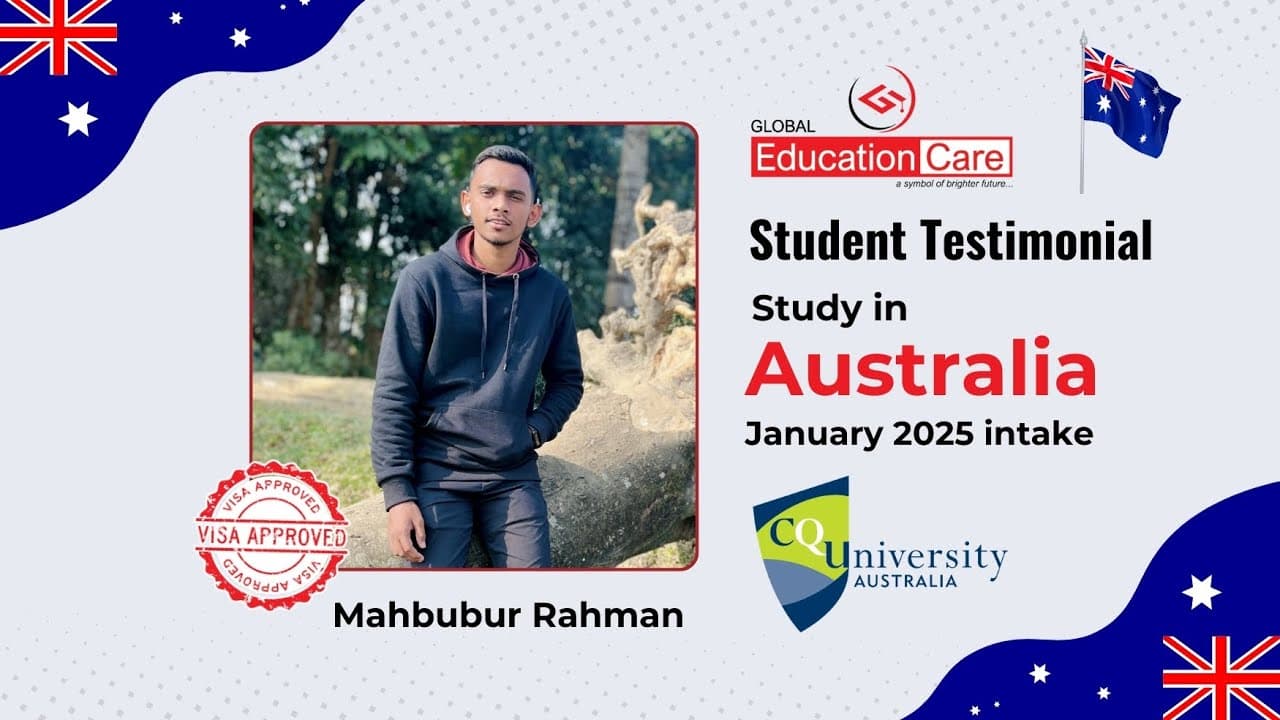 Mahbubur's Review: Australia student visa success!