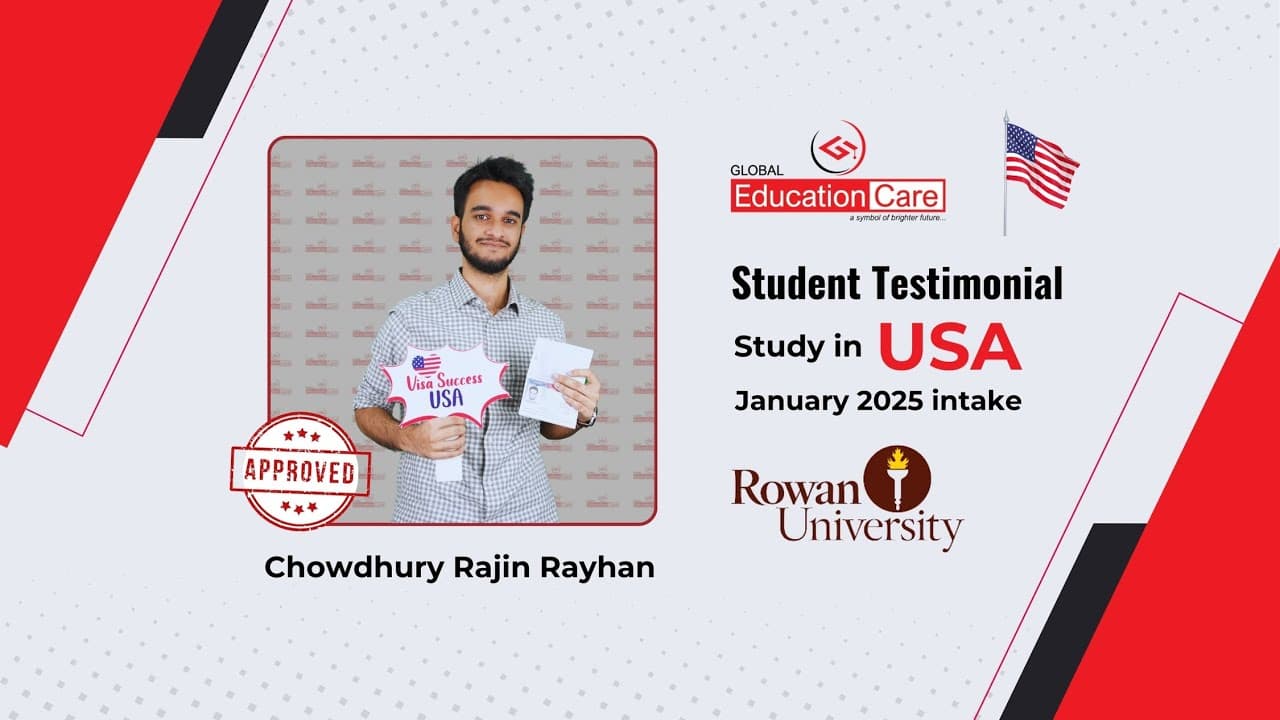 𝐒𝐭𝐮𝐝𝐞𝐧𝐭'𝐬 𝐑𝐞𝐯𝐢𝐞𝐰 : Congratulations to '𝐂𝐡𝐨𝐰𝐝𝐡𝐮𝐫𝐲 𝐑𝐚𝐣𝐢𝐧 𝐑𝐚𝐲𝐡𝐚𝐧' for getting the USA Student Visa!