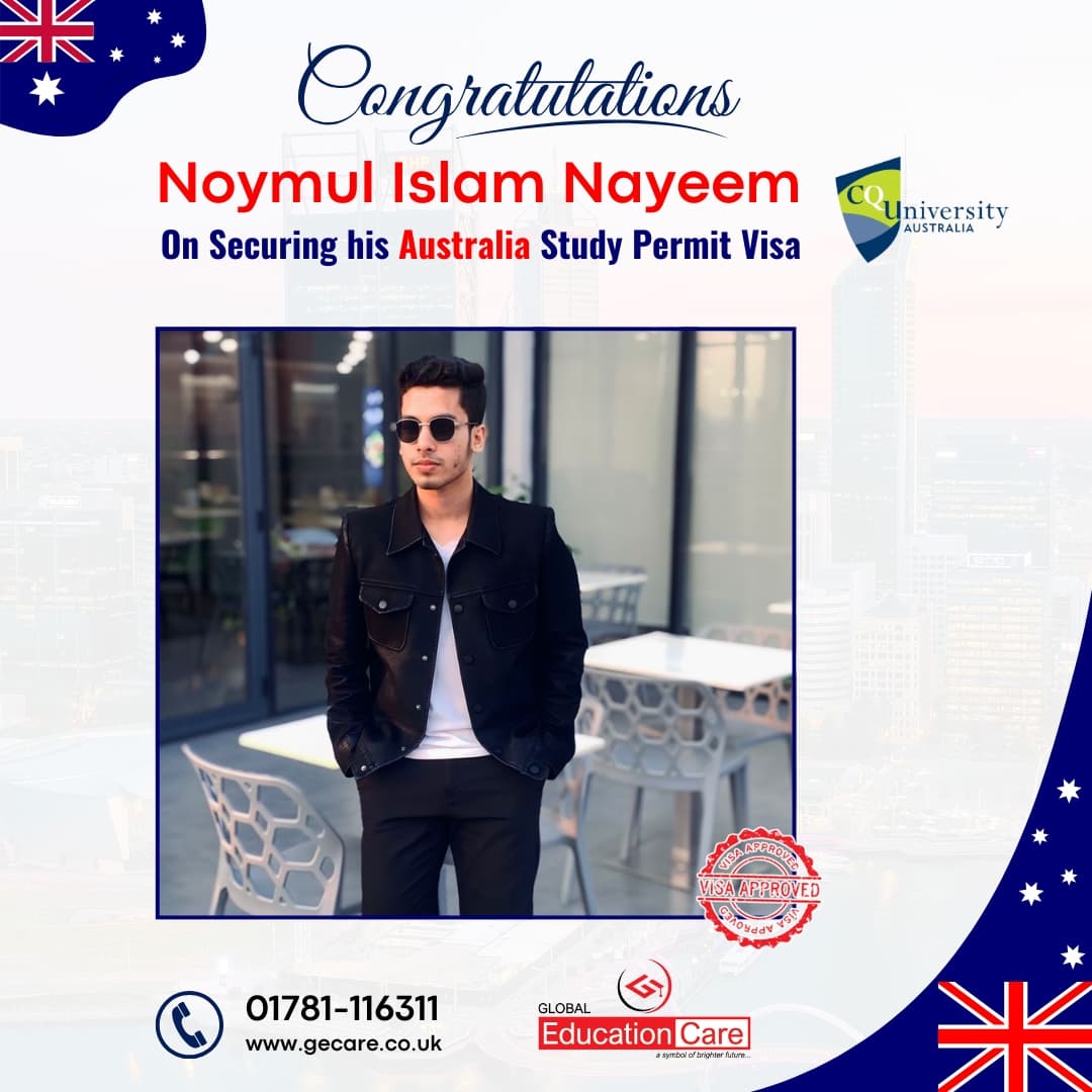 Noymul Islam Nayeem Visa Success Australia